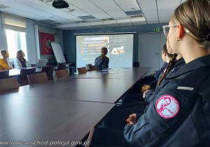 Dzień Przedsiębiorczości w Komendzie Powiatowej Policji Łódź-Wschód