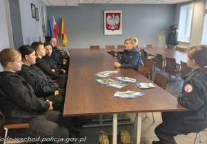 Dzień Przedsiębiorczości w Komendzie Powiatowej Policji Łódź-Wschód