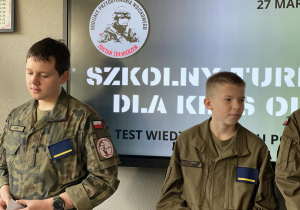 Szkolny Konkurs Wiedzy o Wojsku Polskim.