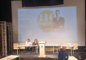 Dnia 25.04.2024 r. - celem uczczenia 110. rocznicy urodzin Jana Karskiego- uczestniczyliśmy w debacie oksfordzkiej, którą zorganizowało Centrum Dialogu im. Marka Edelmana w Łodzi