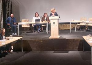 Dnia 25.04.2024 r. - celem uczczenia 110. rocznicy urodzin Jana Karskiego- uczestniczyliśmy w debacie oksfordzkiej, którą zorganizowało Centrum Dialogu im. Marka Edelmana w Łodzi