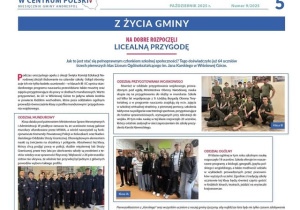 Miesięcznik Gminy Andrespol "W Centrum Polski" pisze o nas