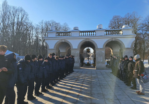 Uczniowie Karskiego na spotkaniu z Komendantem Głównym Policji