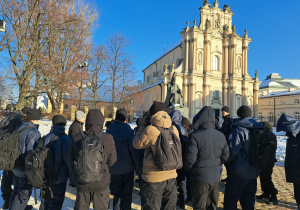 Uczniowie Karskiego na spotkaniu z Komendantem Głównym Policji