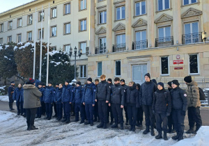 Uczniowie Karskiego na spotkaniu z Komendantem Głównym Policji