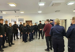 Uczniowie Karskiego na spotkaniu z Komendantem Głównym Policji