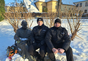 Uczniowie Karskiego na spotkaniu z Komendantem Głównym Policji