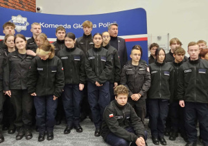Uczniowie Karskiego na spotkaniu z Komendantem Głównym Policji
