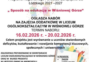 Sposób na edukację w Wiśniowej Górze