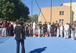 Próbny alarm pożarowy w naszym liceum
