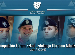 Liceum Ogólnokształcące im. Jana Karskiego w Wiśniowej Górze na Ogólnopolskim Forum Szkół „Edukacja obronna młodzieży” – Lublin 2026