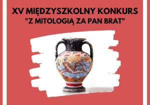 Plakat ze starożytną wazą.