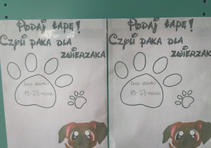 Plakat zachęcający do akcji.
