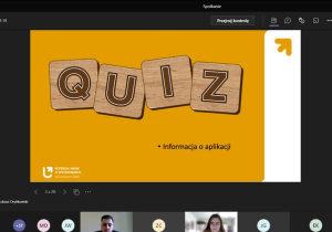 Screen strony prezentacji multimedialnej.