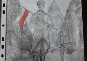 Praca plastyczna zgłoszona na konkurs.