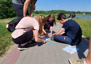 Uczestnicy Wiejskiej Gry Terenowej.
