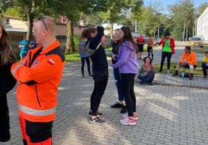 Uczestnicy Biegu Jesieni.