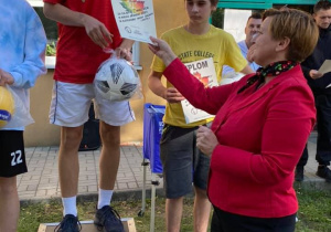 Wręczania dyplomów .