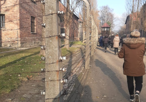 Uczniowie Karskiego w Oświęcimiu