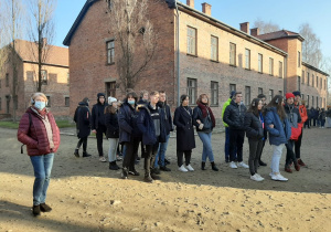Uczniowie Karskiego w Oświęcimiu
