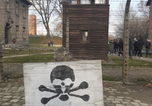 Uczniowie Karskiego w Oświęcimiu