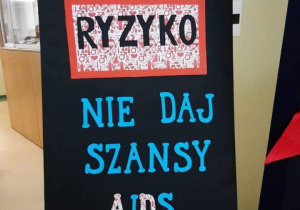 Plakat z okazji Światowego Dnia Walki z AIDS