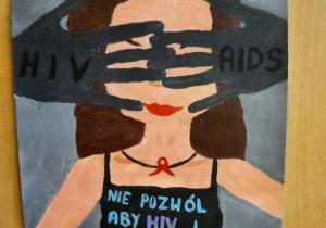 Plakat z okazji Światowego Dnia Walki z AIDS