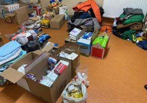 zakończyła się zbiórka darów dla uchodźców i walczących żołnierzy Ukrainy