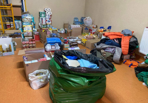 zakończyła się zbiórka darów dla uchodźców i walczących żołnierzy Ukrainy