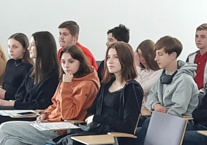 Wykład o historii Ukrainy w Centrum Dialogu w Łodzi.