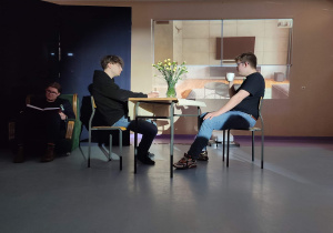 Przedstawienie pt." Переможемо" ("Wygramy ") przygotowane przez uczniów zrzeszonych w KLUBIE SZKÓŁ UNICEF