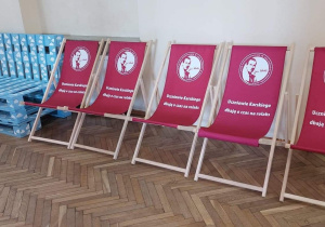 Prezent od Rady Rodziców - leżaki