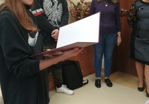 Młodzież Karskiego w DPS w Wiśniowej Górze