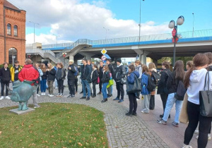 Uczniowie naszego liceum w Skierniewicach
