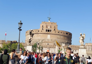 Uczniowie Karskiego na wycieczce w Italii