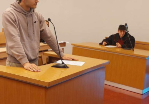 Symulacja rozprawy sądowej na Wydziale Prawa i Administracji Uniwersytetu Łódzkiego