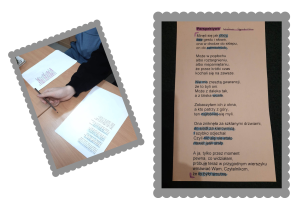 "Mistrzyni Szymborska" w III a