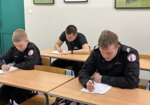 Szkolne eliminacje do konkursu "Młodzież zapobiega pożarom"