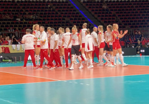 Karski kibicuje siatkarkom