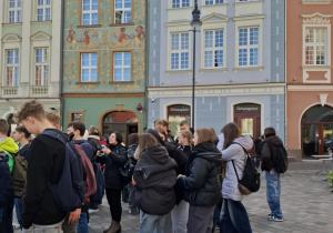 Uczniowie Karskiego z klasy 1a, 2a, 3a, 2c i 3b na wycieczce w Poznaniu