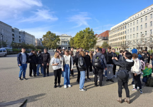 Uczniowie Karskiego z klasy 1a, 2a, 3a, 2c i 3b na wycieczce w Poznaniu