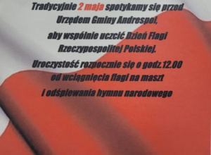 Zaproszenie na obchody Dnia Flagi