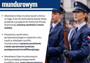 Klasa o profilu mundurowym pod egida MWiA w Karskim