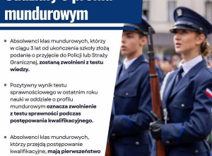 Klasa o profilu mundurowym pod patronatem MSWiA w Karskim