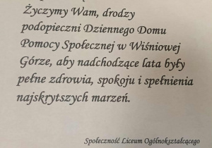 Uczniowie Karskiego na jesiennej herbatce w DDPS w Wiśniowej Górze