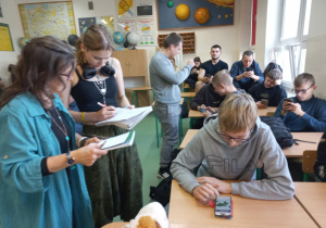 Zorganizowaliśmy w naszym liceum konkursu „Mistrz Mapy”