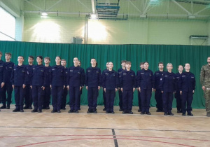 Musztra z Nadwiślańskim Oddziałem Straży Granicznej