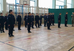 Musztra z Nadwiślańskim Oddziałem Straży Granicznej