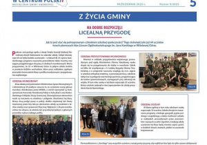 Miesięcznik Gminy Andrespol "W Centrum Polski" pisze o nas