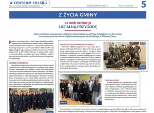 Miesięcznik Gminy Andrespol "W Centrum Polski" pisze o nas